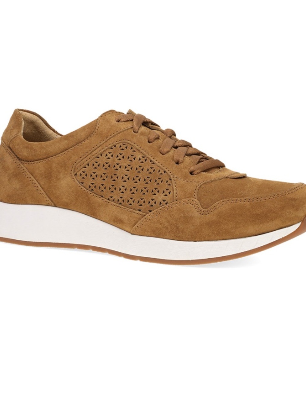 Dansko Women's Suede Lace-Up Sneakers in Brown